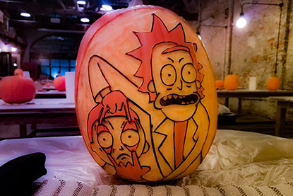Rick and Morty Pumpkin